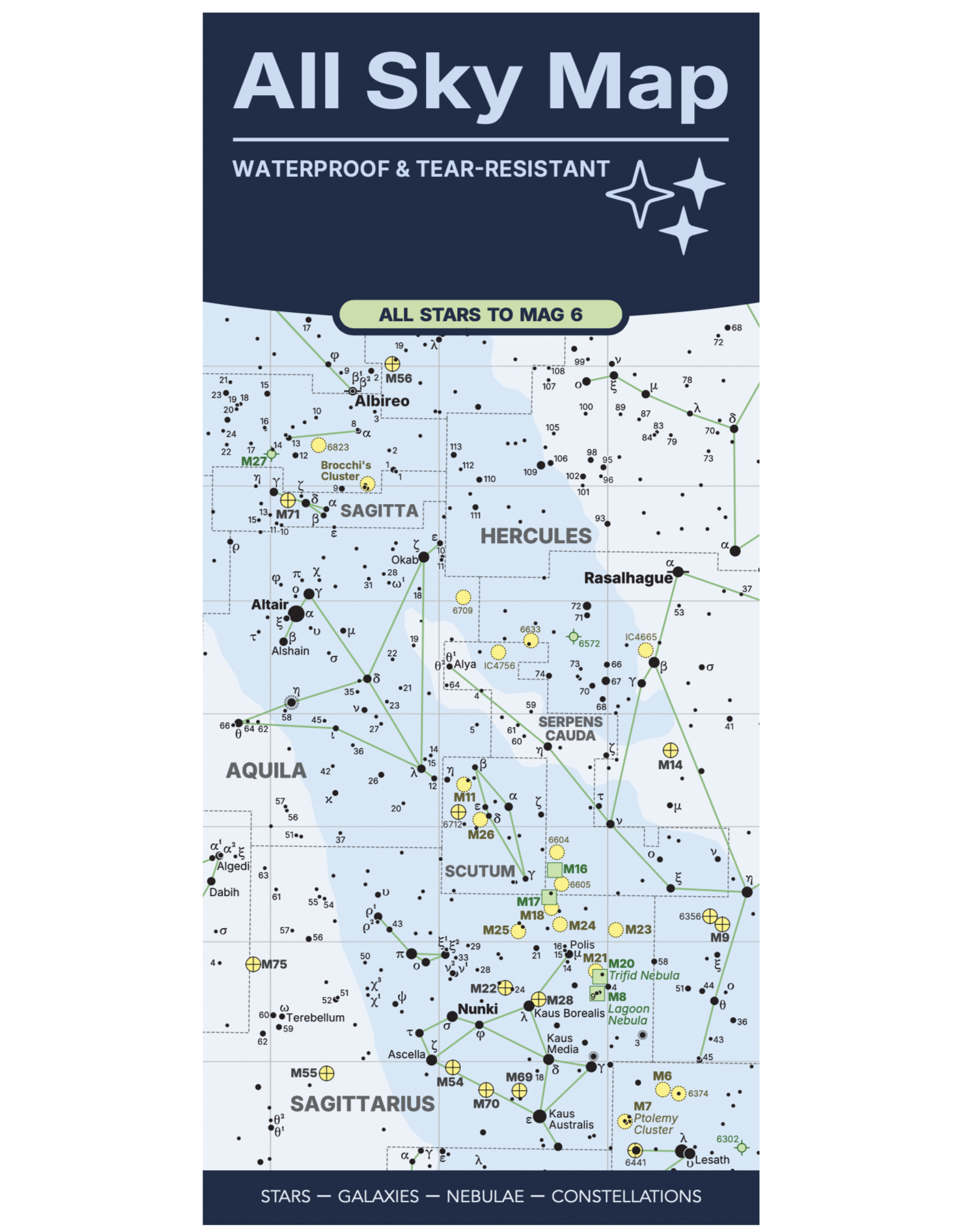 All Sky Map - map of the night sky cover