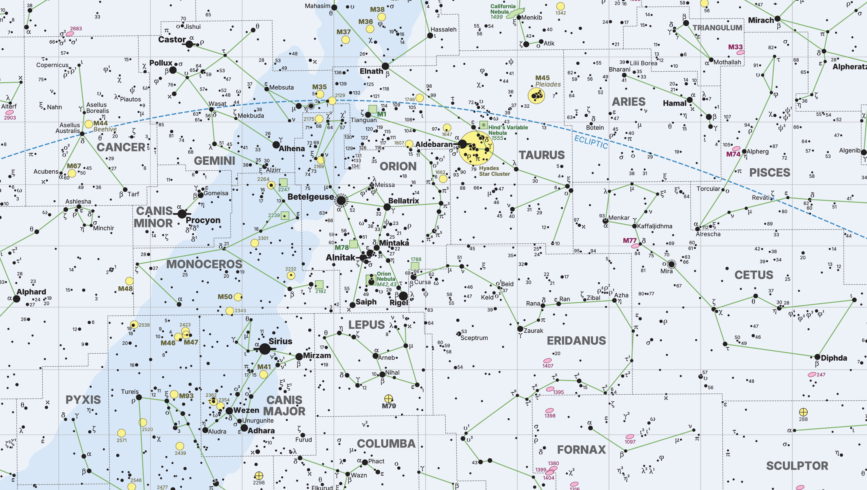 All Sky Map - map of the night sky