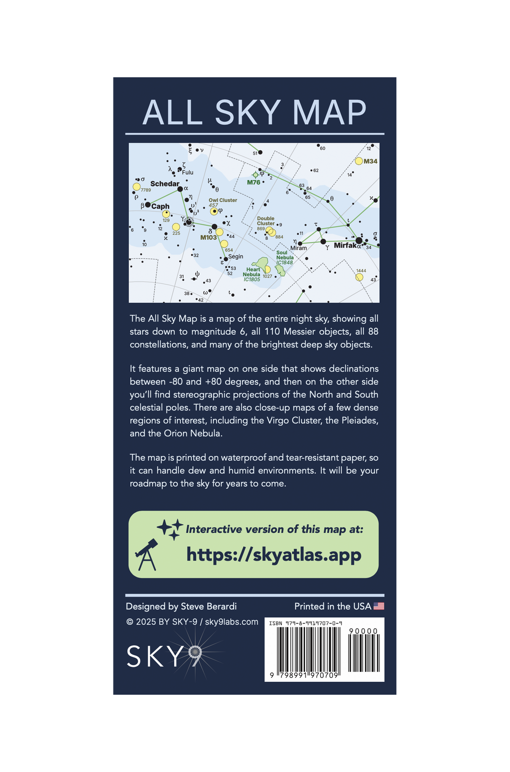 All Sky Map - map of the night sky