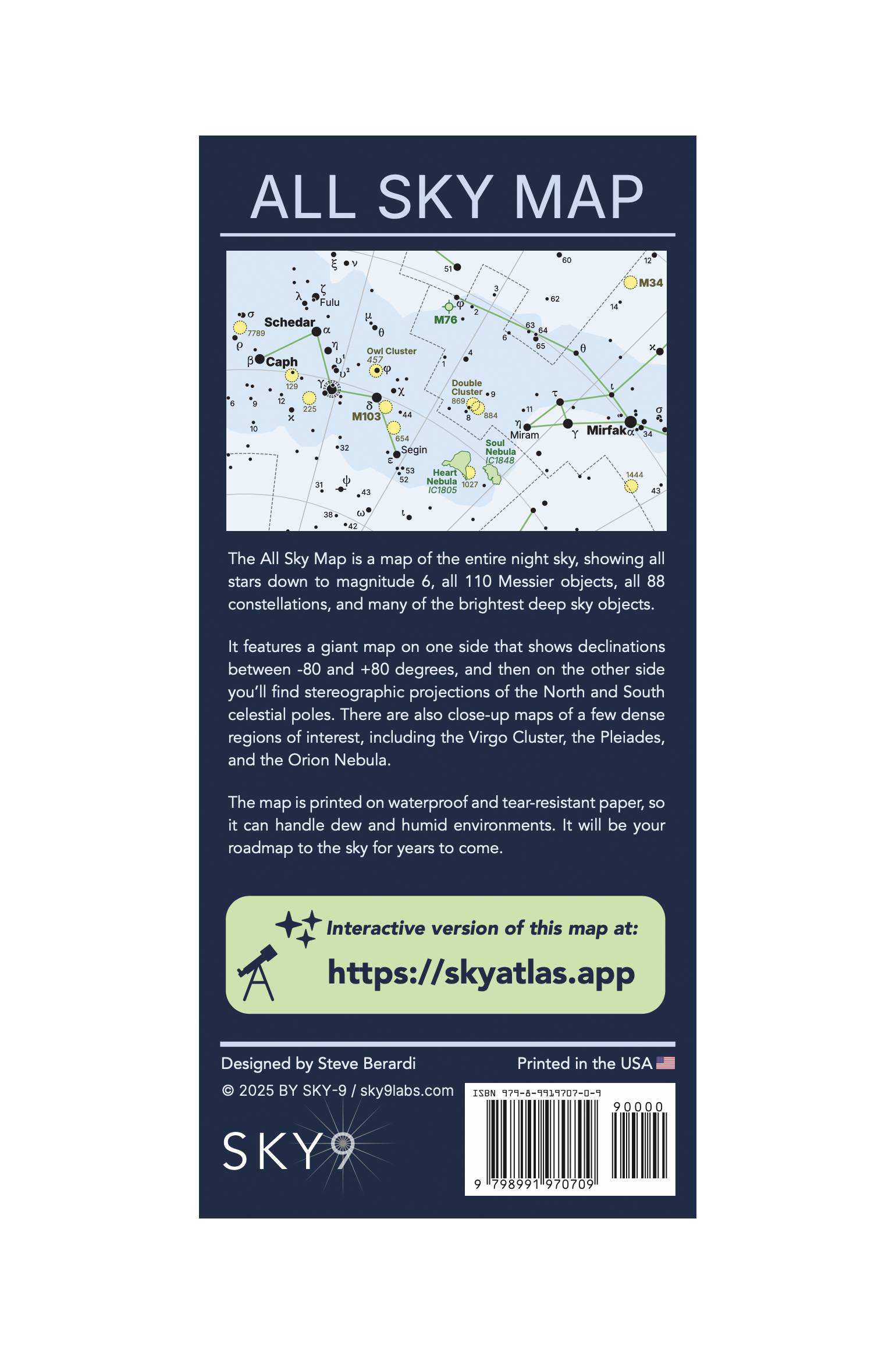 All Sky Map - map of the night sky