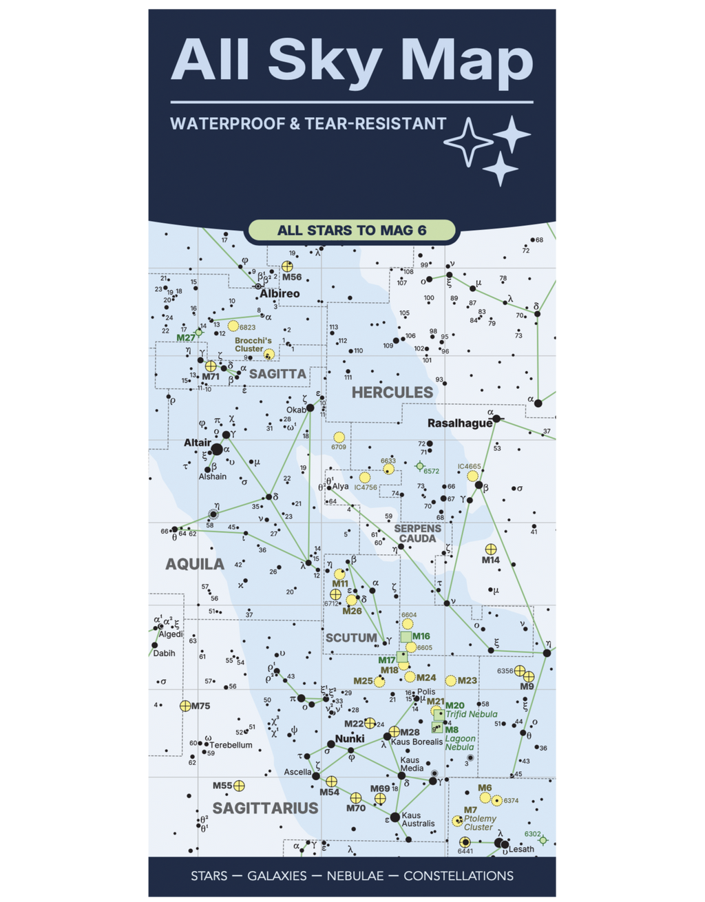 All Sky Map - map of the night sky cover