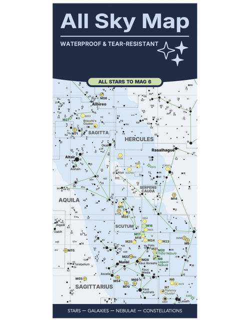 All Sky Map - map of the night sky cover