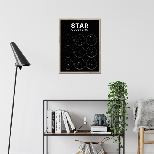 Star Clusters - 18x24 Print
